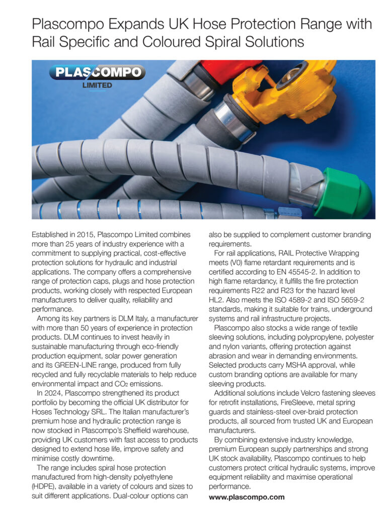 Plascompo Editorial Plascompo Expands UK Hose Protection Range